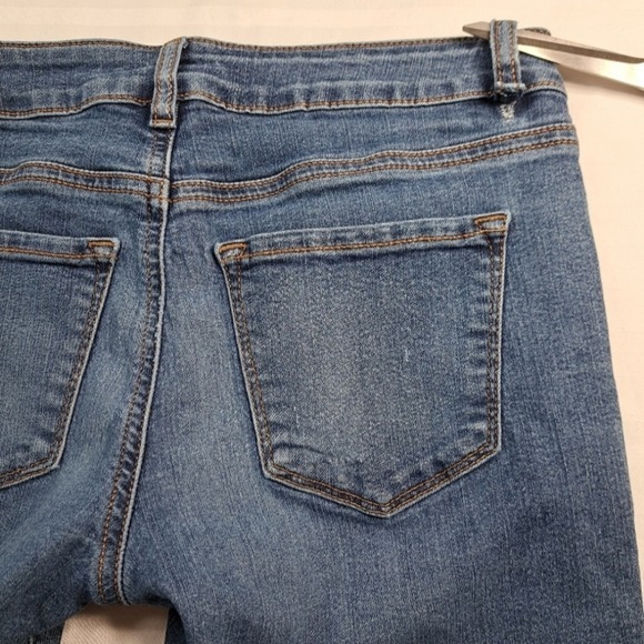 Refuge Women's‎ Denim Distressed Blue Jeans Skinny Size 4 - Picture 12 of 12